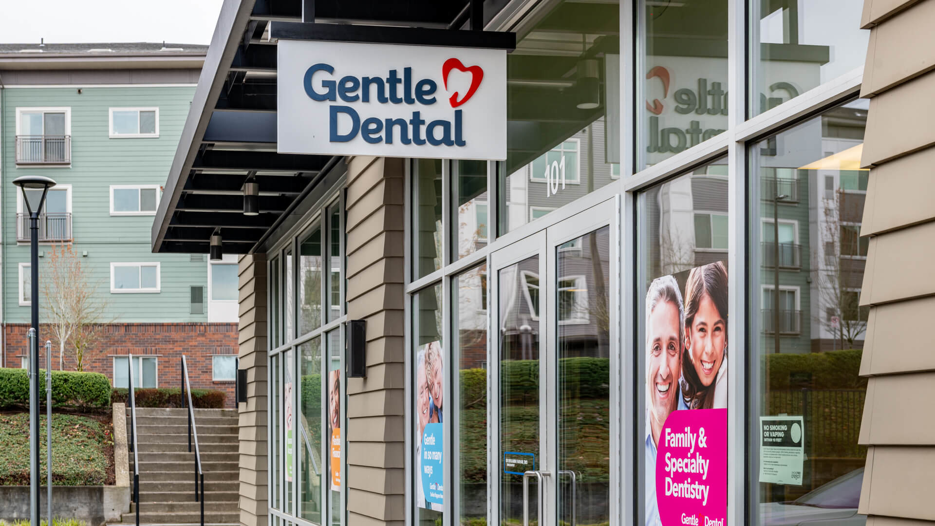 dental-office-entrance_Gentle-Dental-Beaverton