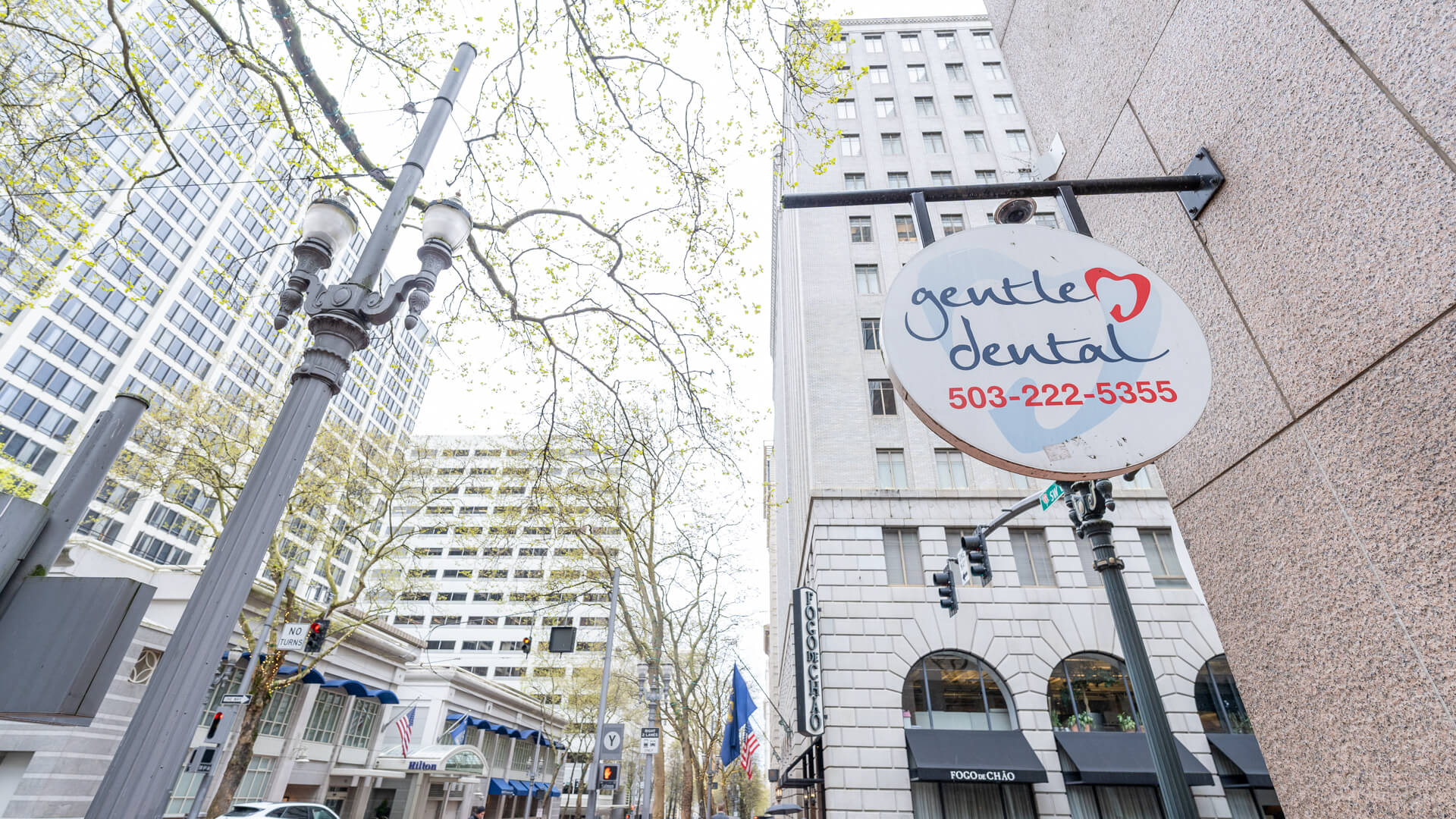 dental-office-entrance_Gentle-Dental-Downtown-Portland