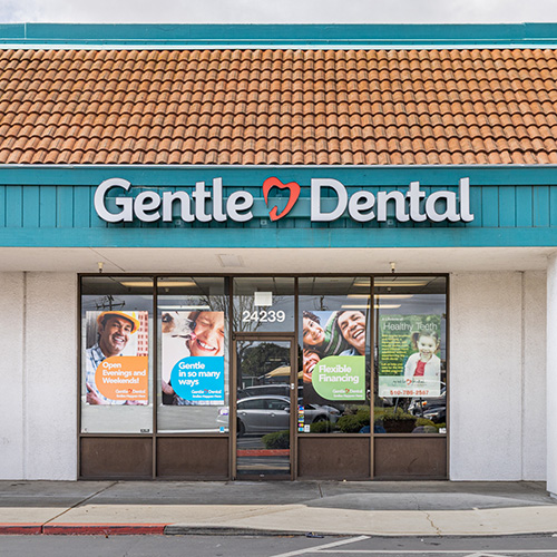 dental-office-front-signage_Gentle-Dental-Hawyard