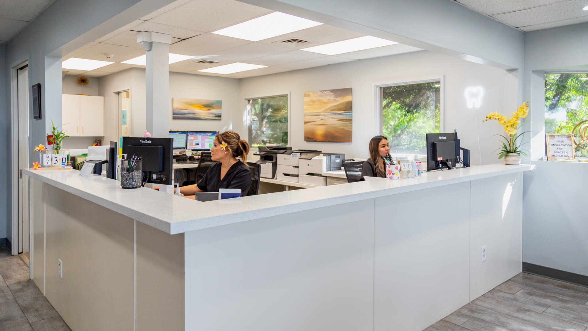 dental-clinic-reception-area_Gentle-Dental-Makakilo