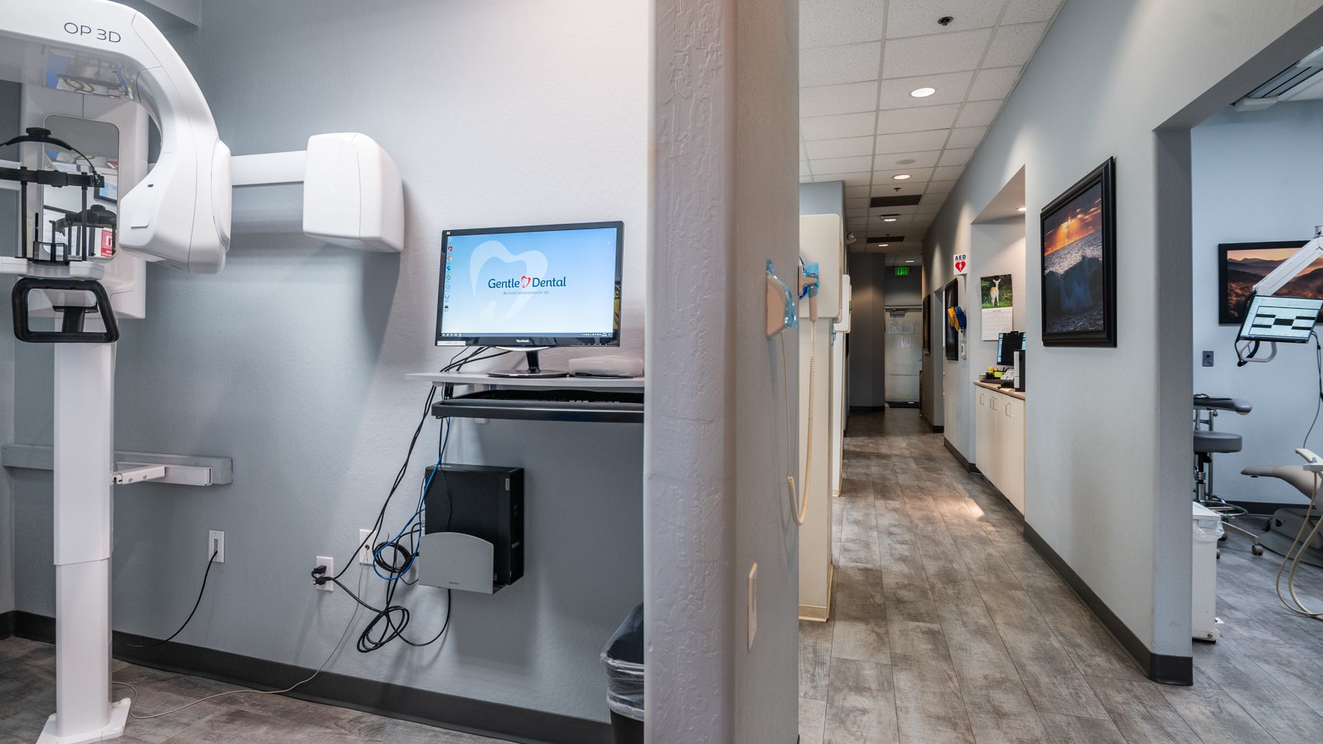 local-dentist-modern-dental-treatment-room-hallway_Gentle-Dental-McCarthy-Ranch